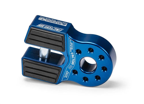 Flatlink Factor 55 00050-02 Original Folding Winch Shackle Bracket Max Load Rating 16,000 lb Ultimate Failure Greater Than 40,000 lb Ideal for 4x4 Off Road Adventures – Blue