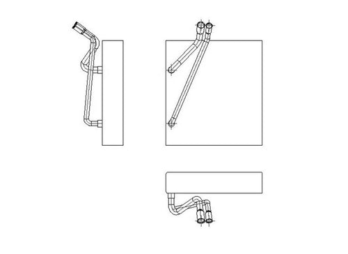 Replacement TYC 97144 Evaporator