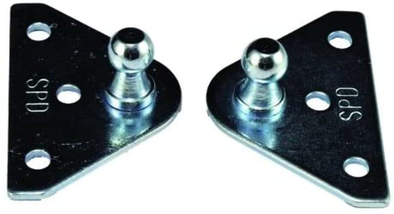 BR-1020 JR Products 10mm Flat Gas Spring Mounting Bracket Pair (Quantity 2)