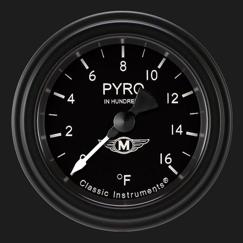 Moal Bomber Classic Instruments 2-1/8" Pyrometer Full Sweep