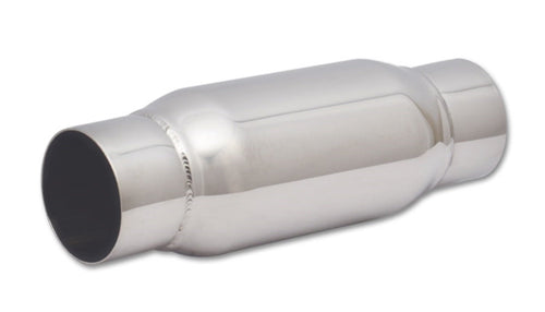Performance Vibrant 1794 Bottle Style Resonator 3in Inlet/Outlet x 12in L, 1 Pack, Silver