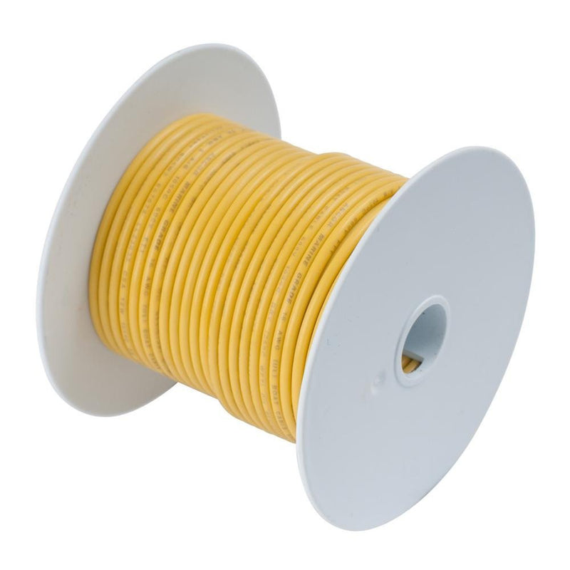 100' Ancor Wire, #8 Tinned Copper, Yellow