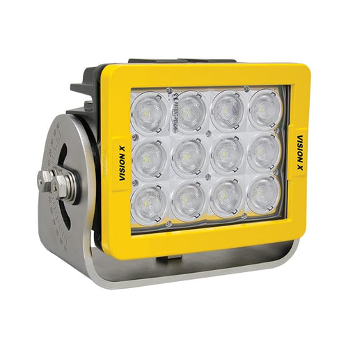 Heavy Industrial Vision X Lighting Black HOUSING 12-LED Anti Glare Optics, Clear Horizontal Mount