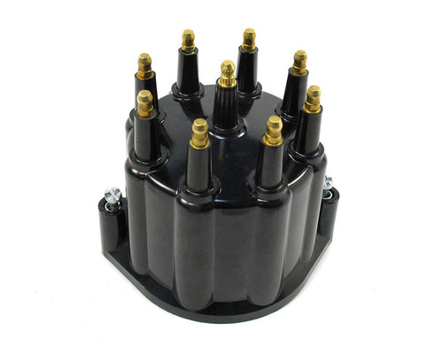Black Male Cap Pertronix D650710 for Flame-Thrower Billet Distributor 8 Cylinder Engine