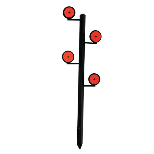 Birchwood Casey Shooting Sports World of Targets Competition 4 Steel 3.5" Target Paddles Rimfire Dueling Tree