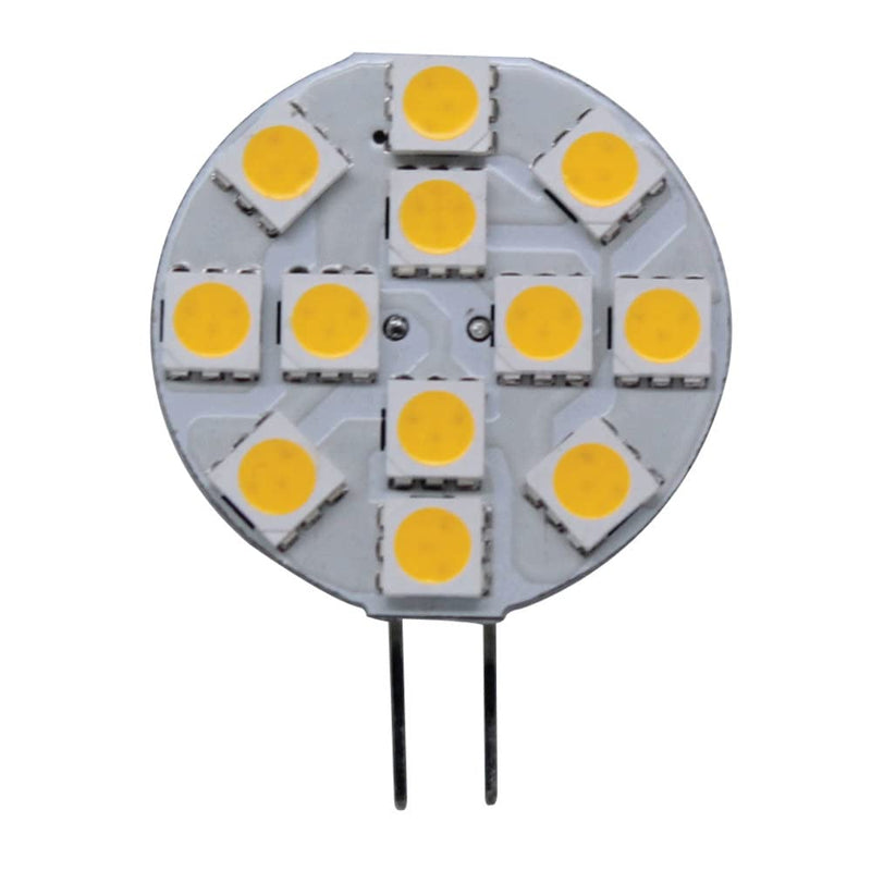 Ming's Mark 15006V Inc. Led Bulb G4 L Pins Dimmable, White