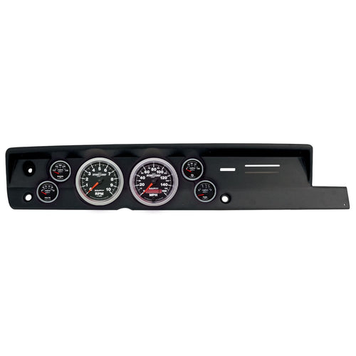 AutoMeter Dash Kit Direct Fit, (5" X2, 2 1/16" X4), Plym Cuda Heat 67-69, Sport-Comp Ii (2118-12)