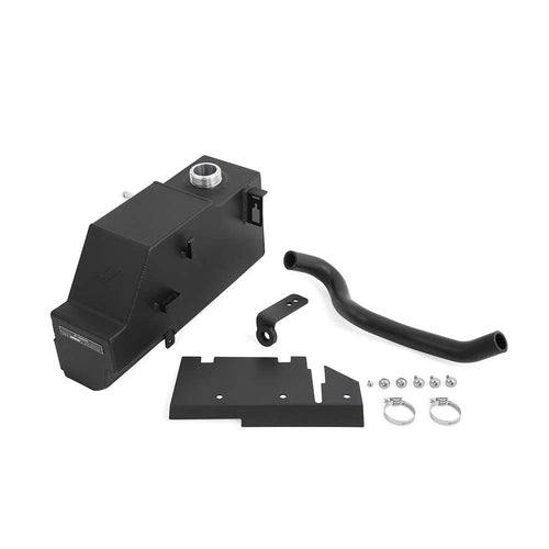 Mishimoto Aluminum Degas Tank MMRT-F2D-11PMWBK, Compatible With Ford 6.7L Powerstroke 2011-2019, Micro-Wrinkle Black