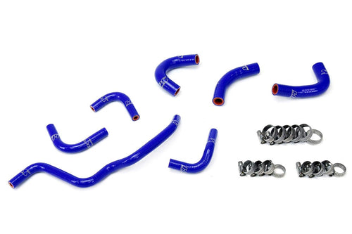 HPS Reinforced Blue Silicone Oil Cooler and Throttle Body Coolant Hose Kit 57-1857-BLUE