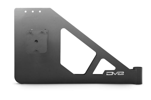 DV8 Offroad Spare Tire Carrier for 2007-2018 Jeep Wrangler JK | MTO Rear Bumper Mounts Only to DV8 Offroad’s MTO Rear Bumper (RBJK-13) | Will Fit Most 38x13.50 Tires