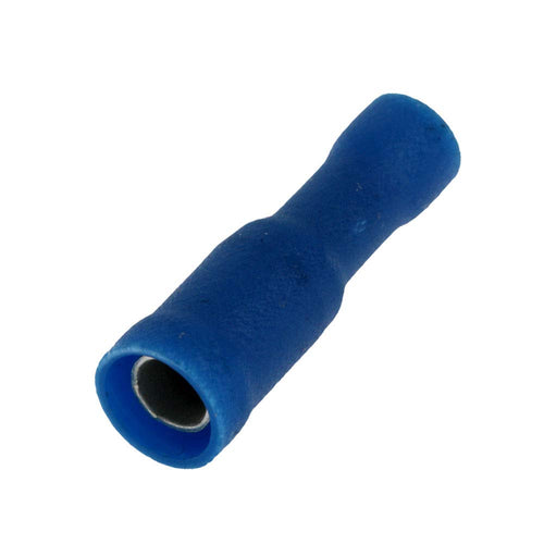 Sierra International EC04180 Male Insulated, .157 Bullet Terminals for 16-14 Gauge Wire (10 Pack), Blue