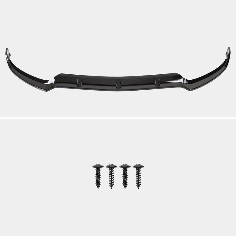 Glossy Black Spec-D Tuning Front Lip Spoiler Splitter Compatible with 2015-2018 Mercedes Benz C-Class W205