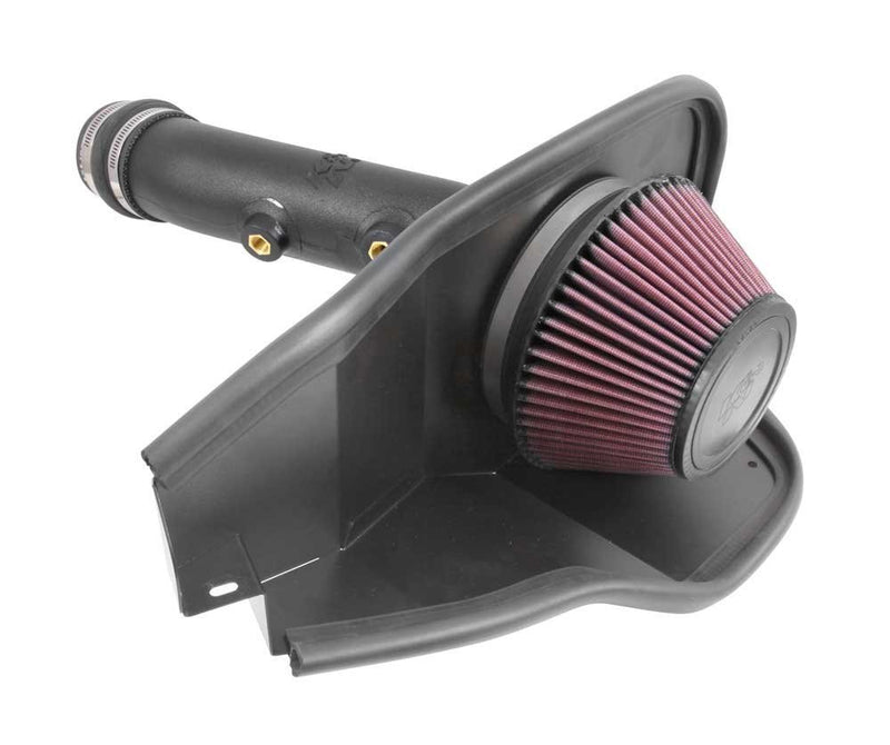 Cold Air Intake System K&N: High-Flow Air Filter, Increase Performance & Acceleration: Compatible with 2014-2020 Ford: Fusion, 63-2588