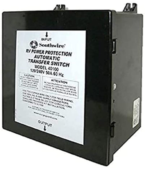 50 Amp Surge Guard Automatic Transfer Switch Technology Research, Black