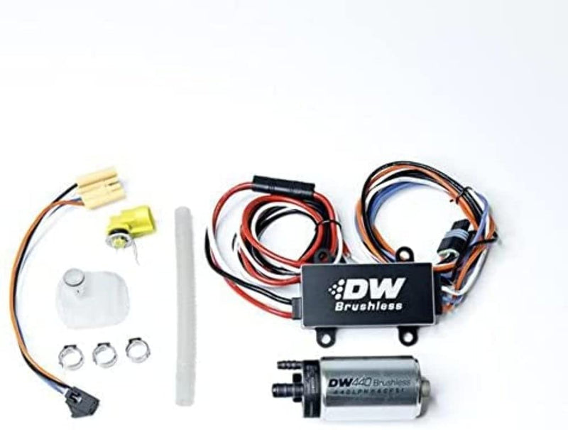440lph DeatschWerks in-Tank brushless Fuel Pump w/ 9-0904 Install kit + C103 Controller (9-441-C103-0904)