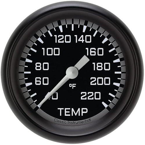 AX329GBPF Classic Instruments AutoCross Gray 2-5/8" Stock Eliminator Temperature Gauge
