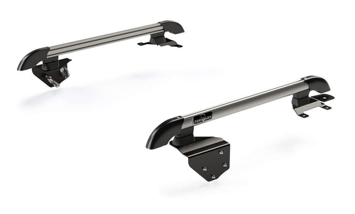 Nebo Roof Rack Main Rail Kit JK 2-Door - Silver