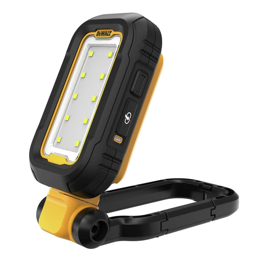 DEWALT LED Light, Compact and Powerful Work Light, Magnetic Handle, USB-C Rechargeable (DCL182)