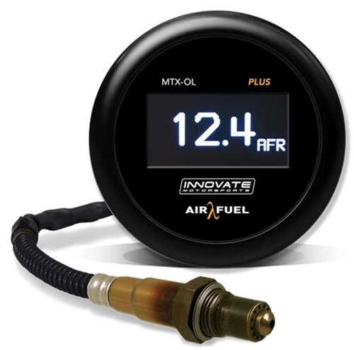 Innovate MTX-OL PLUS Wideband Digital Air/Fuel Ratio OLED Gauge Kit 8ft w/O2 Sensor Innovate Motorsports (39350)