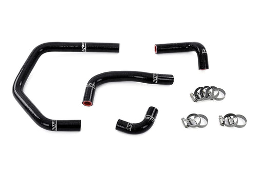 HPS Performance Silicone Heater Hose Kit Black Compatible for 1993-2002 Toyota Supra JDM Right Hand Drive 3.0L Non Turbo 2JZ-GE, 57-2145-BLK