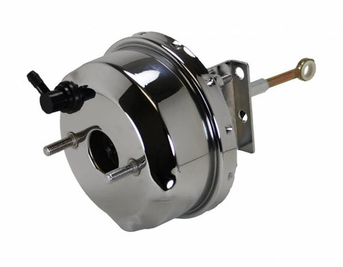 7 Inch LEED BRAKES Power Brake Booster With Brackets (Chrome)
