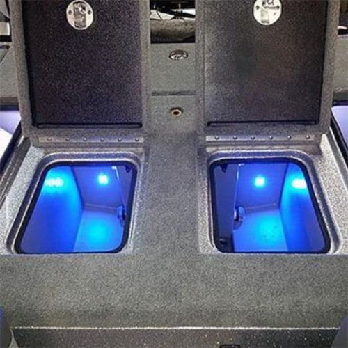T-H Marine Quad Beam LEDBW-402-A-DP Livewell LED Light Amber