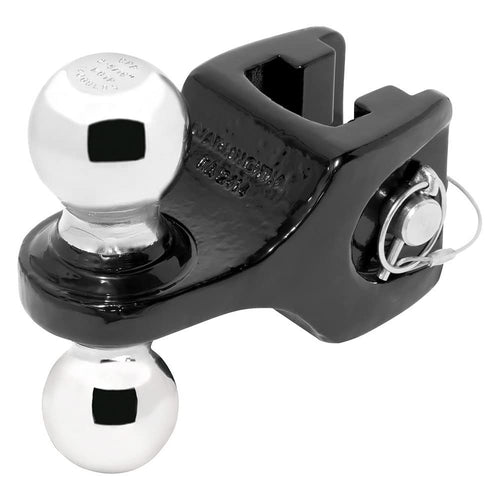 Trailer Hitch DrawTite 63076 Accessory, Adjustable Dual-Ball, 14,000 lbs. Capacity, Black