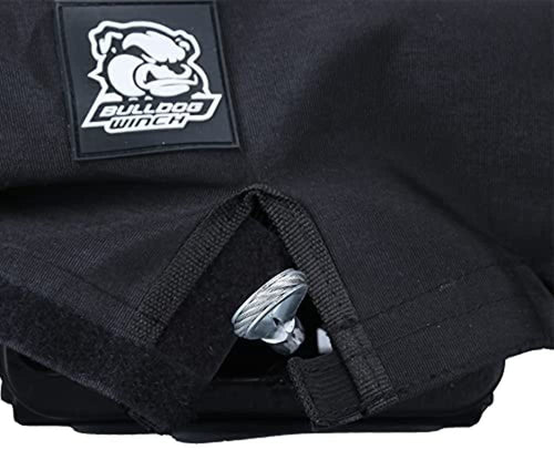 Winch Cover Bulldog 20381- for 15019, 15020, Acrylic, Black
