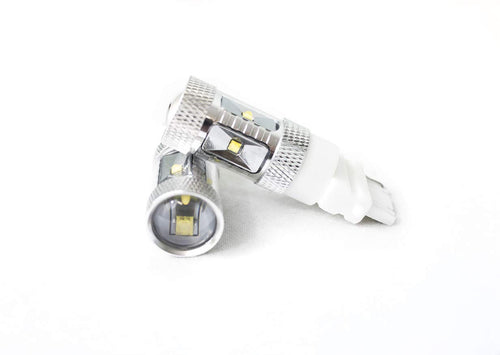 Race Sport Lighting 3156 RS3156HPW Hi Power 30W CREE LED Replacement Bulbs - PAIR (WHITE)