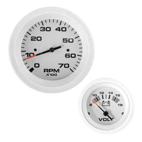 Arctic Twin Engine Add On OB 2 Gauge Set Sierra International 69723P Includes Tachometer & Voltmeter