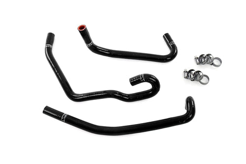 High Temp HPS Reinforced Silicone Black Heater Coolant Hose Kit, 57-2141H-BLK