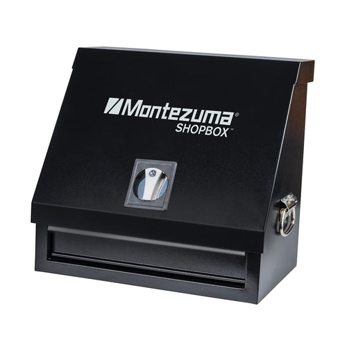 18" x 12" Montezuma Steel Triangle Shopbox, Black