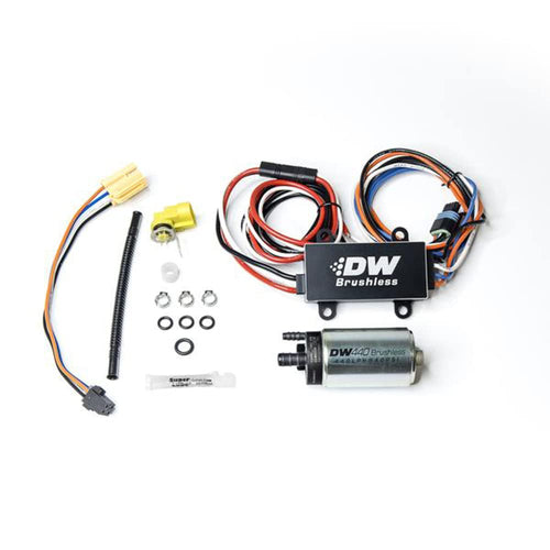 440lph DeatschWerks in-Tank brushless Fuel Pump w/ 9-0902 Install kit + C103 Controller (9-442-C103-0902)