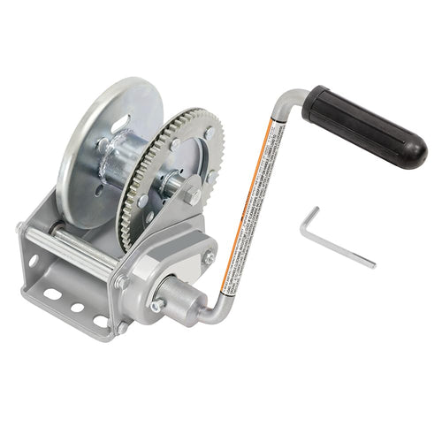 Reese Pro Series Brake Winch KR15000301, 1,500 lbs. Capacity, No Strap