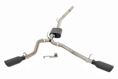 Rough Country Cat-Back Dual Exhaust for 2020-2024 Jeep Gladiator | 3.6L - 96015