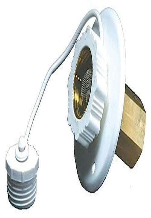 Aqua Pro Polar White 27881 Metal Surface Mounting Flange with 1/2" Female Pipe Thread