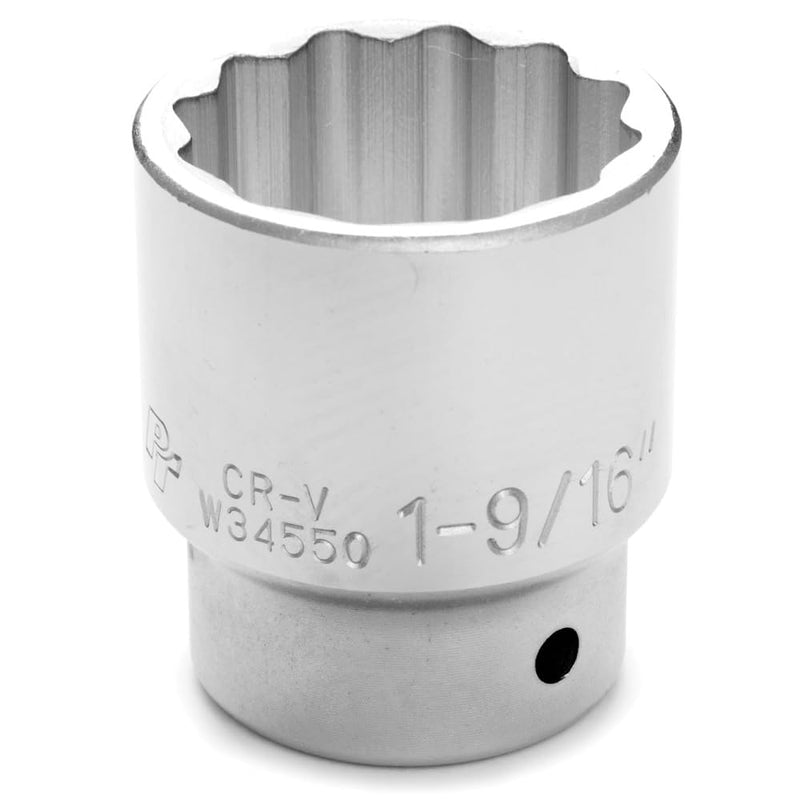 W34550 Performance Tool 3/4-Inch Drive 12-Point SAE Standard Socket, 1-9/16-Inch