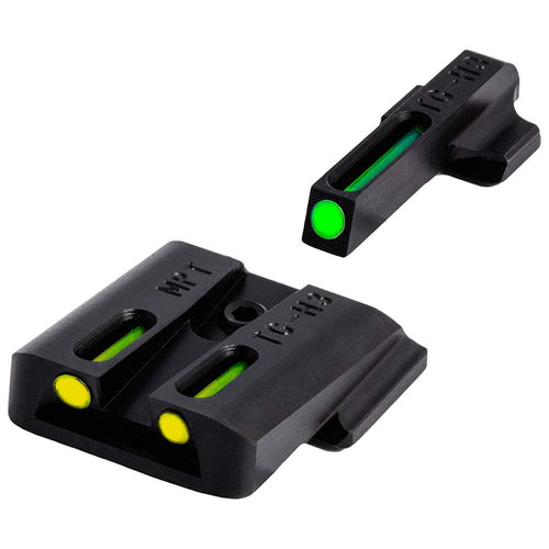 TFO TruGlo Fiber-Optic Handgun Pistol Laser Sight Accessories Set with TRIDOT Aiming System, Fits Most Smith & Wesson M&P, SD9 and SD40 Models, Yellow