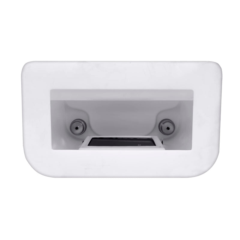 8WD1168-204 Wise Deluxe Series Pontoon Steering Console, White