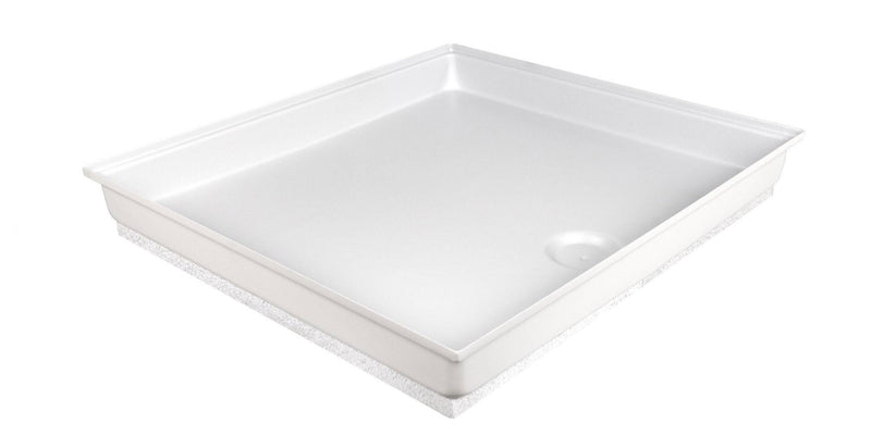 Shower Pan Assembly Icon 15962 SP100-PW, Center Drain
