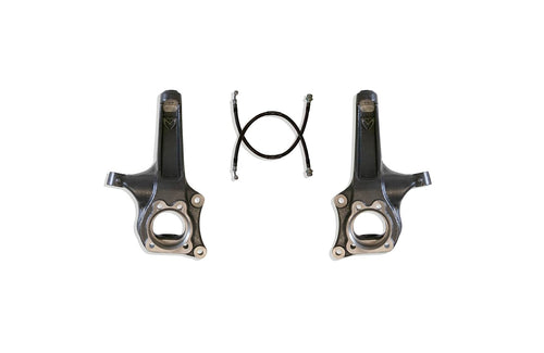 700440 MaxTrac Axle Spindle 4 in. Lift w/Extended Brake Lines Made From Ductile Iron E-Coated Incl. All Necessary Hardware Axle Spindle