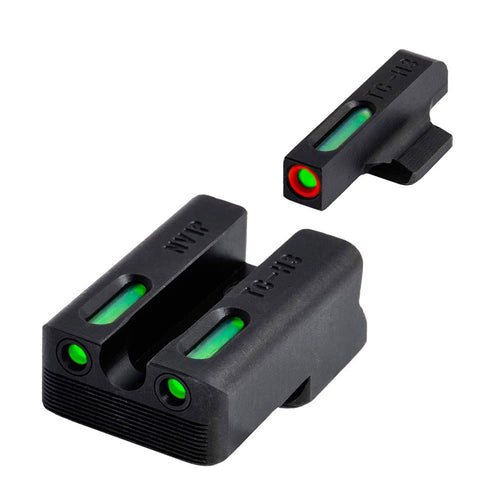 TRUGLO TFX Pro Sight Set Hangun - Fits Novak LoMount Cut .260/.500 , Black