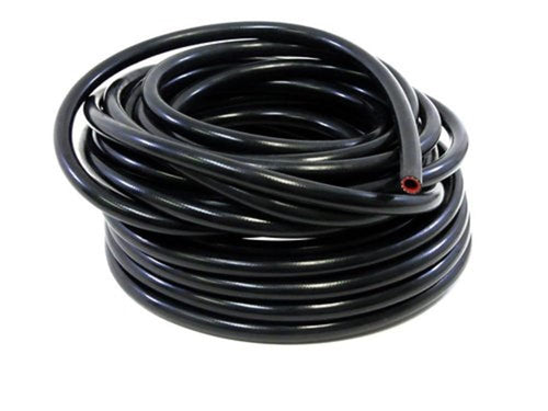 HPS Silicone High Temperature Reinforced Heater Hose HTHH-087-BLKx10, 200 PSI Maximum Pressure, 10' Length, 7/8" ID, Black