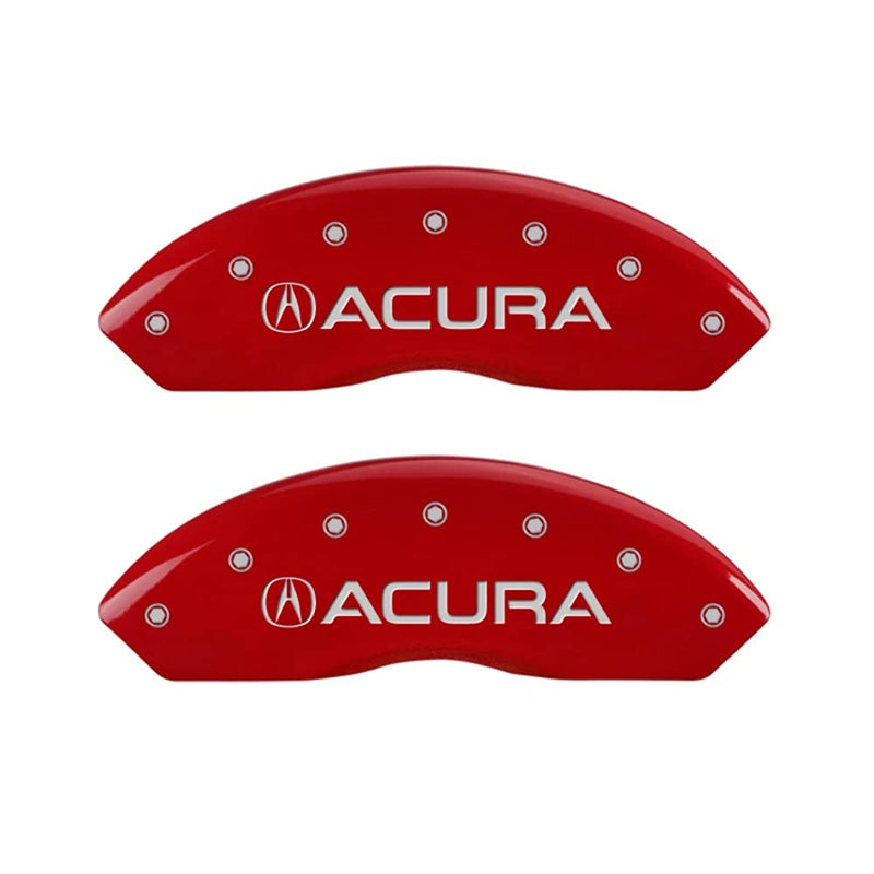 Brake Caliper Covers MGP - 2009-2014 Acura TL - Front and Rear Set - Red