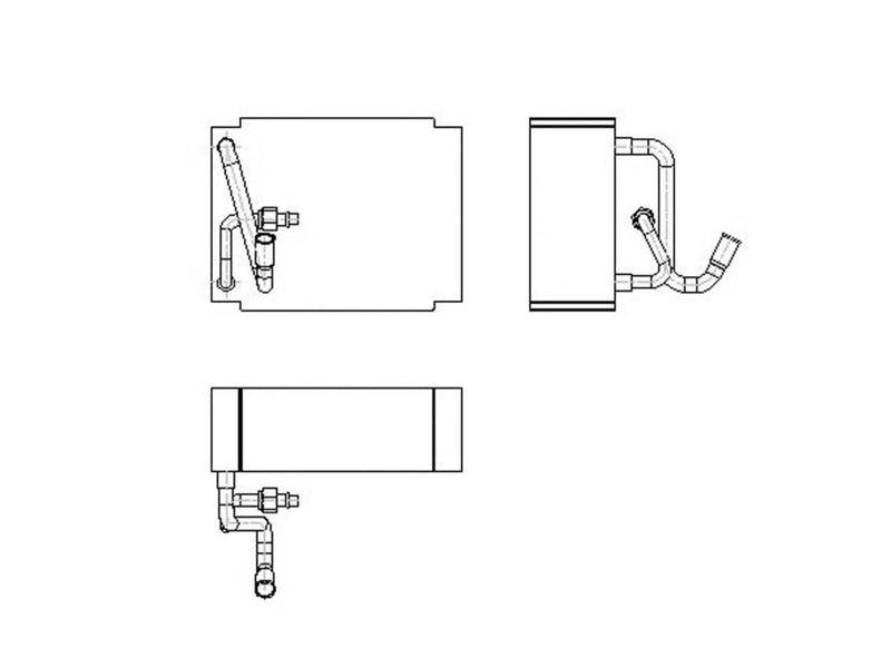Ford Econoline Van TYC 97084 Replacement Evaporator