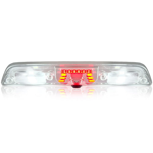 RECON 15-25 F150, 17-23 Super Duty (F250, F350, F450, F550), 19-25 Ranger Ultra Bright Premium 3rd Brake Light - Fits Models with Cargo Bed Camera - CREE XML LEDs - Clear Lens