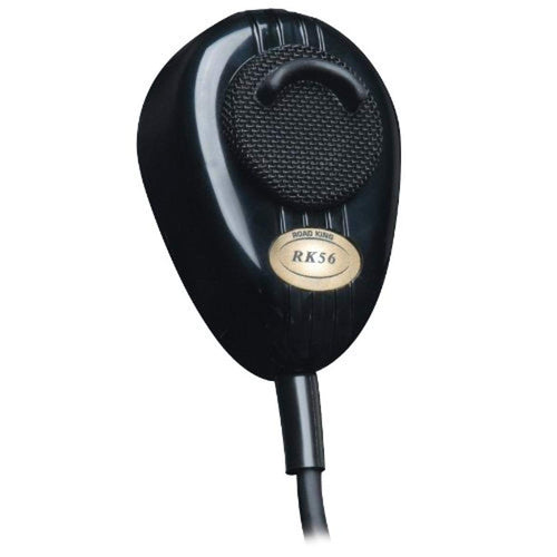 4-Pin RoadKing RK56B Black Dynamic Noise Canceling CB Microphone