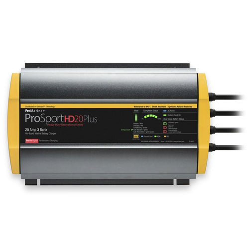 ProSportHD ProMariner 20 Plus Global Gen 4-20 Amp - 3-Bank Battery Charger