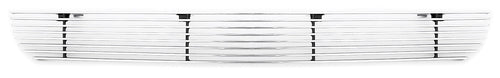 Horizontal T-Rex 25552 Aluminum Polished Finish Billet Bumper Grille Overlay for Ford F150