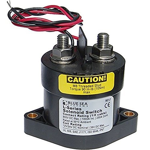 Solenoid Switch Blue Sea Systems, 12/24VDC w/Coil Econmzr